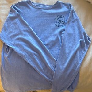 Vintage Jackson Hole Wyoming Blue Long Sleeve Shirt